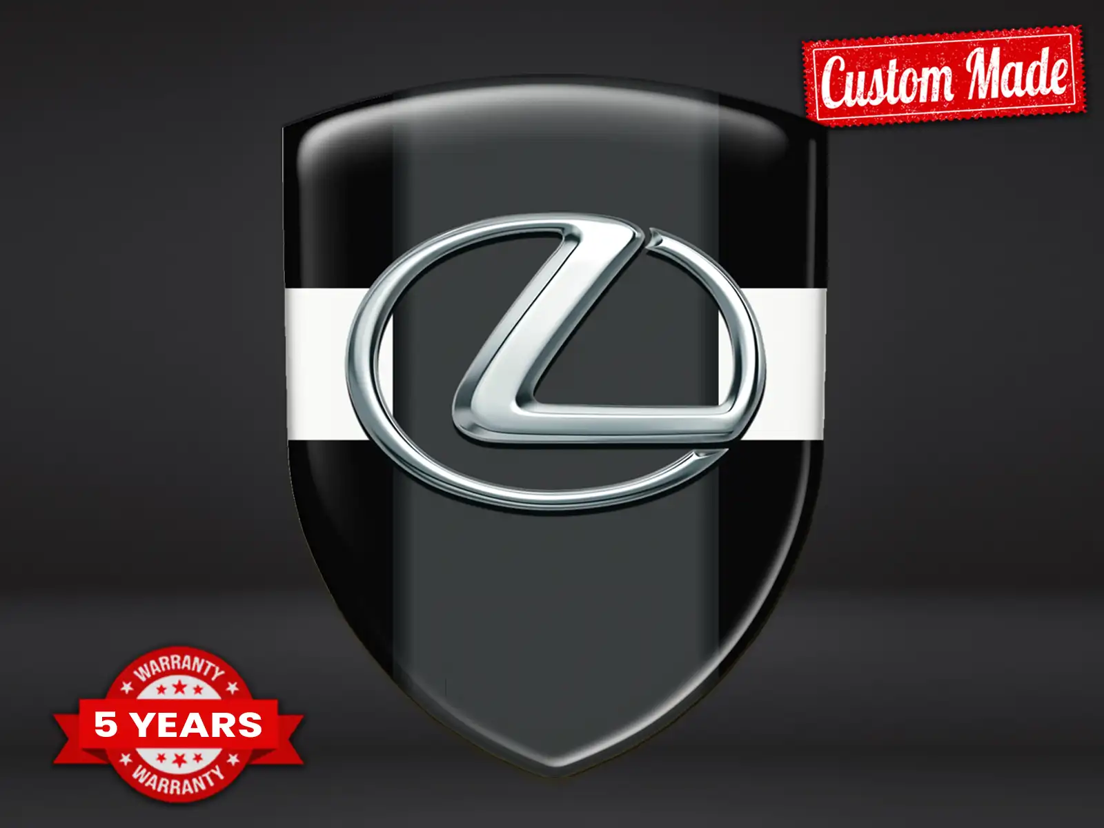 Lexus Etiqueta Impermeable Deporte Personalizable Estilo Minimal